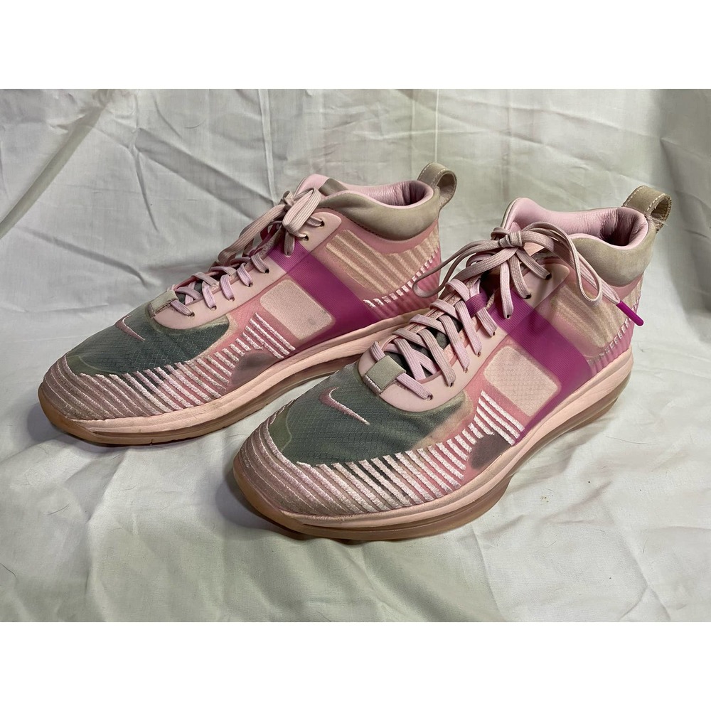 Nike Lebron James x John Elliott Icon Pink Tulip Sneaker Size 10.5 AQ0114-600